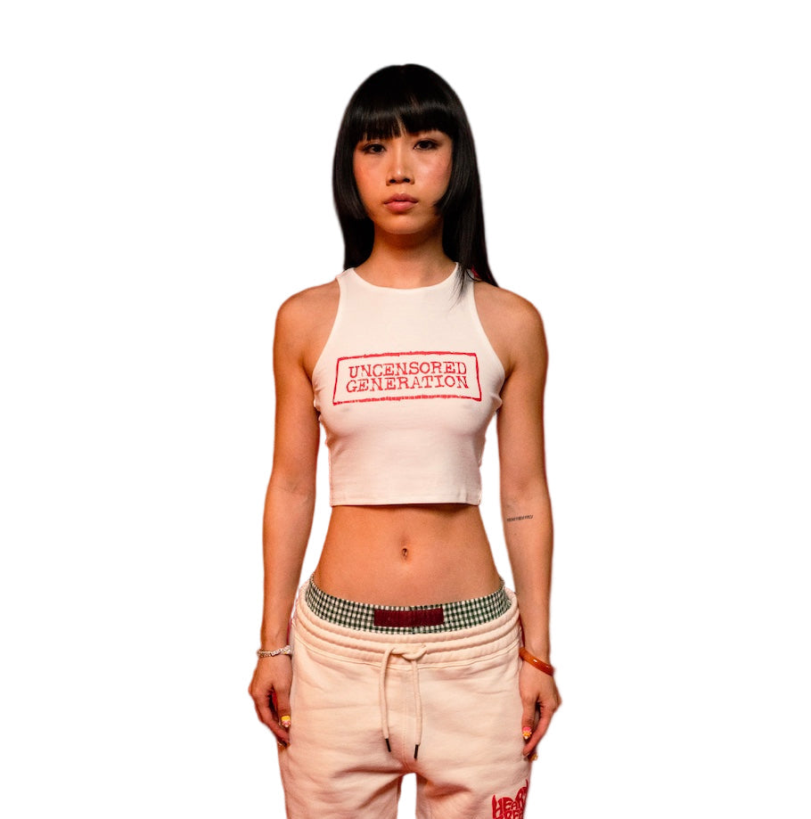 BABY TANK RED PRINT